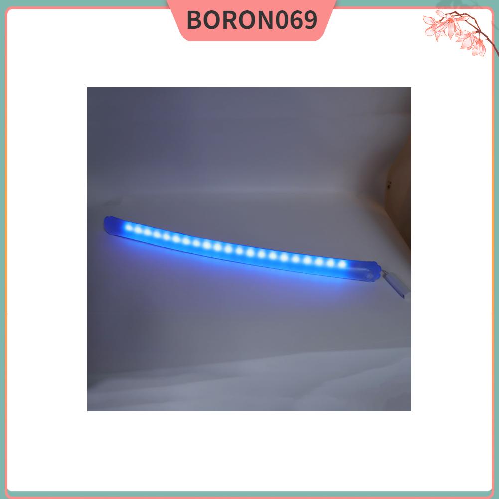 Boron069 Camping Glowing Stick Light Set Foldable Inflatable Handheld RGB White LED f