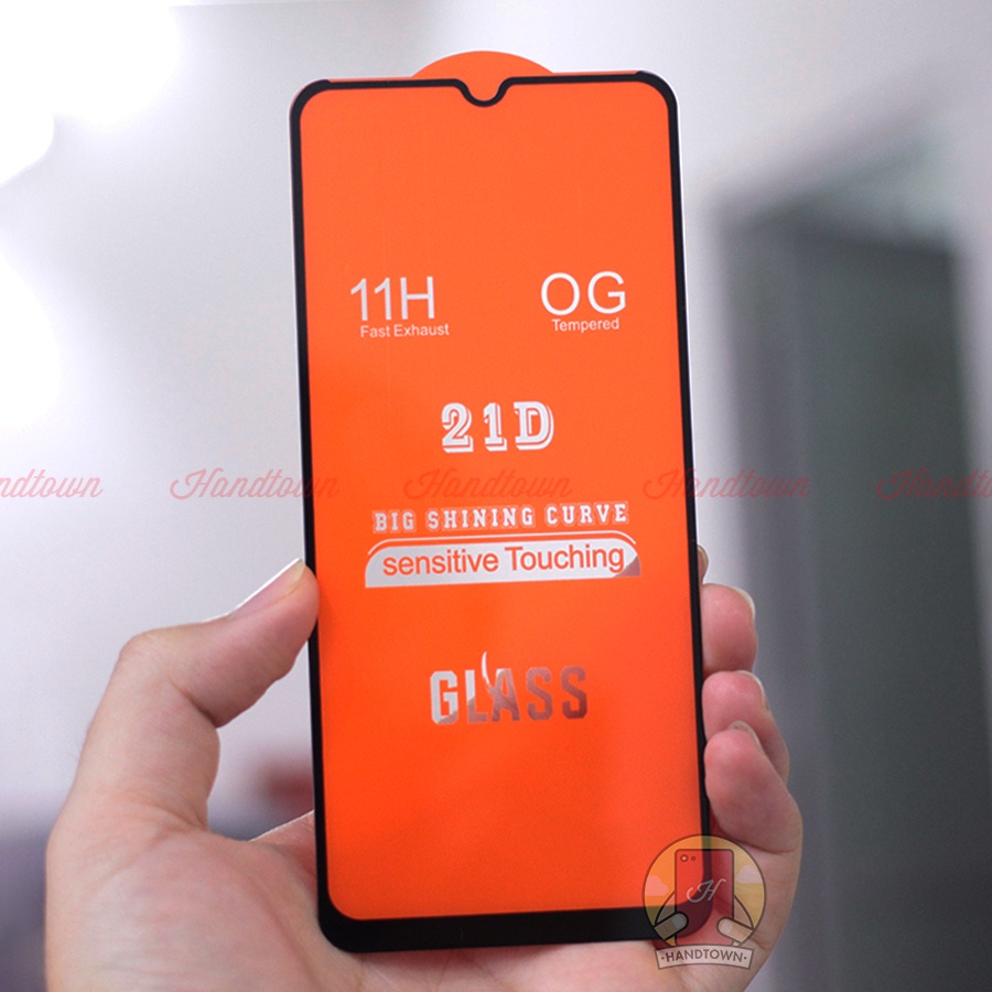 Kính Cường lực 21D Realme C21Y C21 3GB 4GB Full Màn Đen Full Keo Không Chấm Li Ti Bảo Vệ Màn Hình khỏi Trầy Xước Va Đập