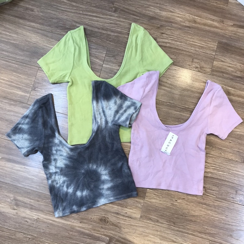 [VANA SHOP] áo crop thun tăm