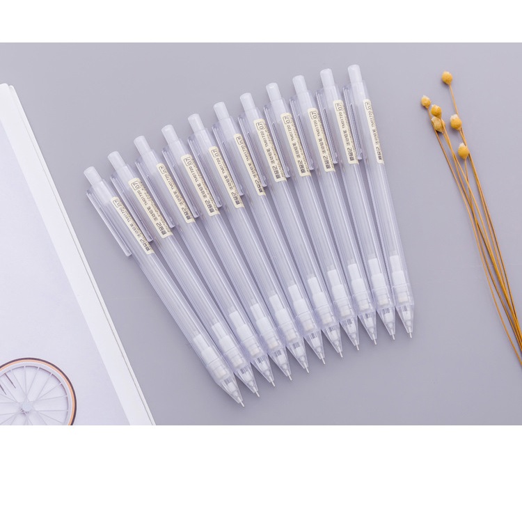 Bút Chì Bấm 0.5mm Vỏ Trong Suốt