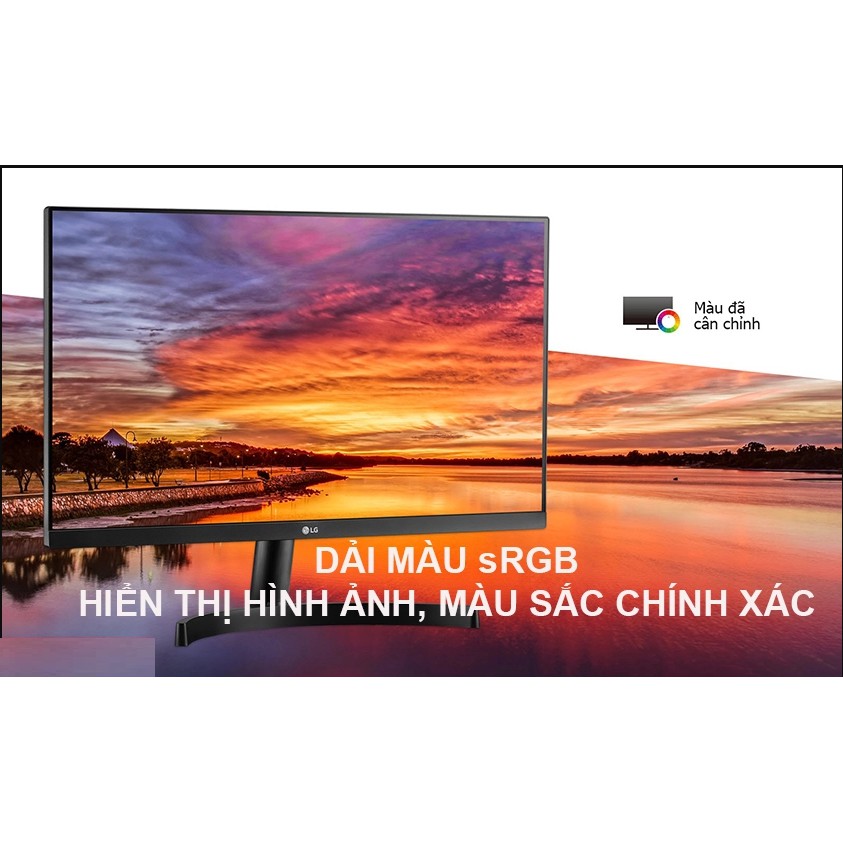 Màn Hình LG 24MK600M-B 24&quot; FullHD 5ms 75Hz IPS Radeon FreeSync - Hàng Chính Hãng