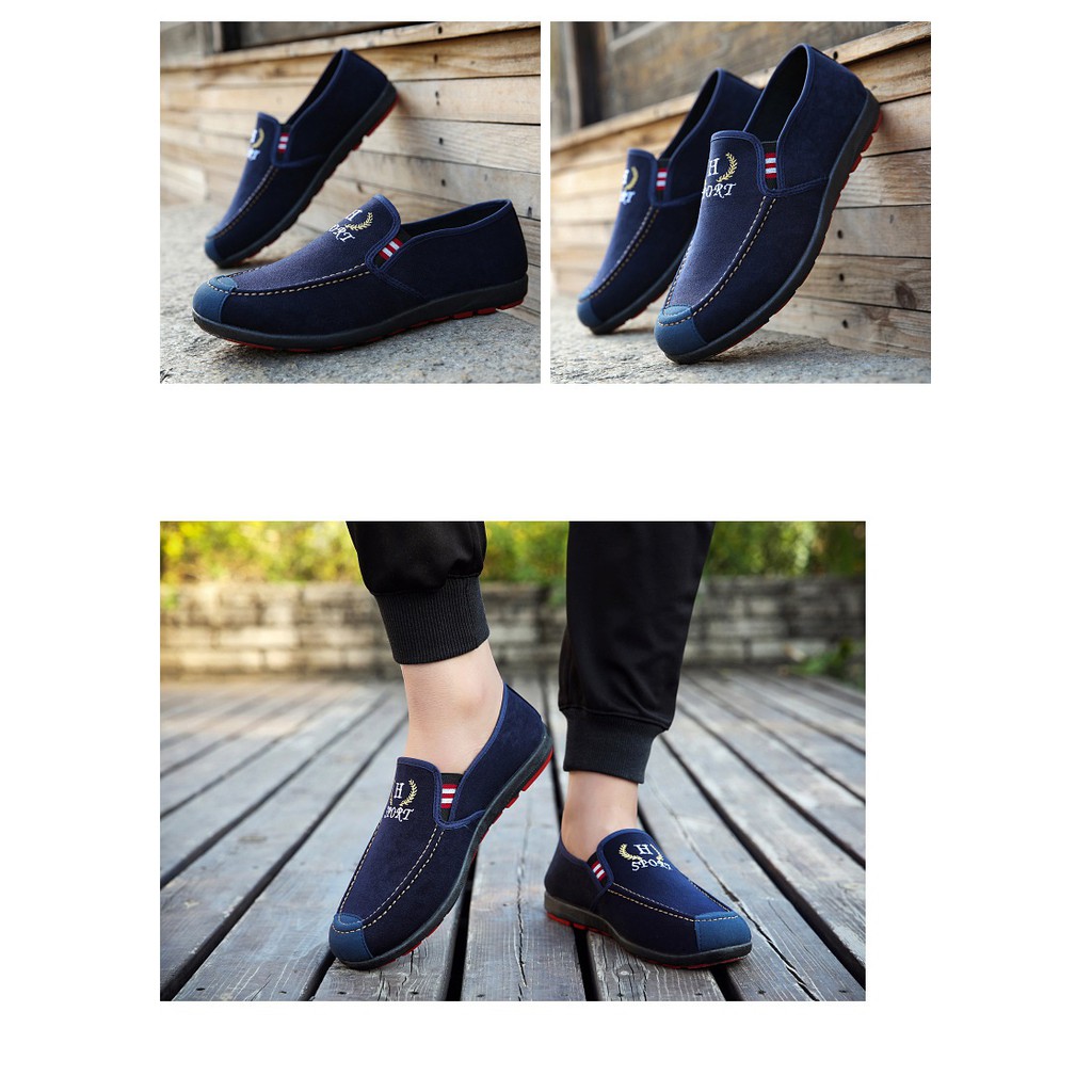 Giày Lười Nam Vải Thoáng Khí Giá Rẻ | BigBuy360 - bigbuy360.vn
