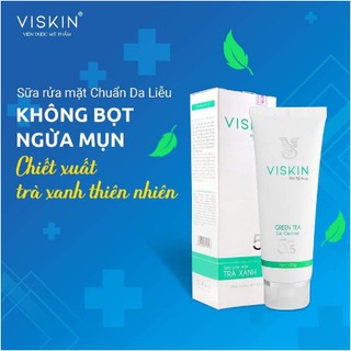 SỮA RỬA MẶT TRÀ XANH VISKIN (Tặng kèm 1 gói nạ 4in1 ViSkin)