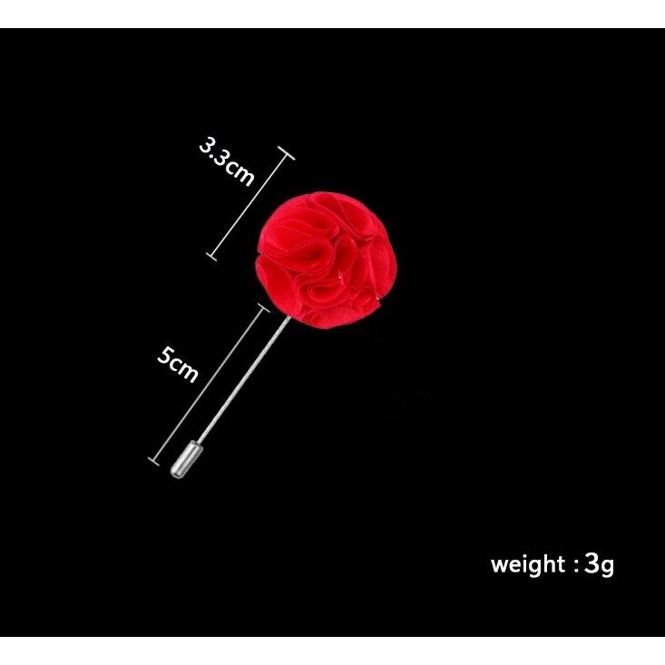 EFAN Ghim Cài Áo Ba Chiều Hình Hoa Hồng Cao Cấp Phiên Bản Hàn Quốc Một Nhân Vật Dành Cho Nam