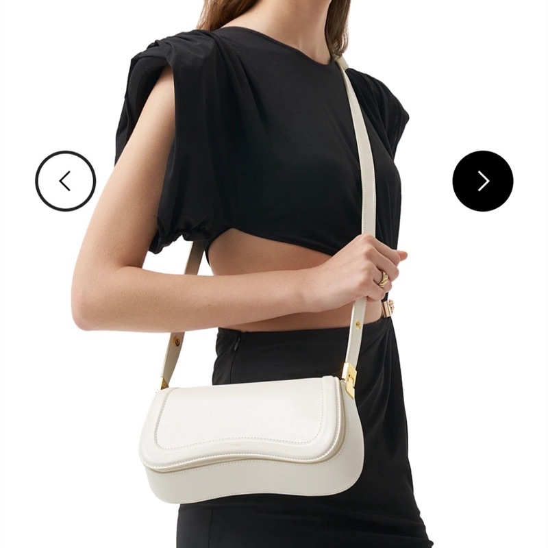 Túi Kẹp Nách Nữ + Túi Đeo Chéo dáng lượn cá tính full màu