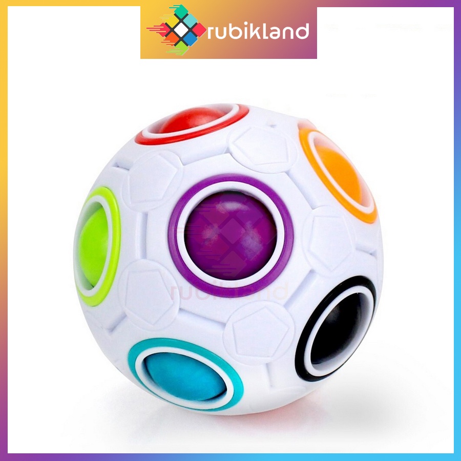 Rubik Biến Thể Trái Banh MoYu Rubic Rainbow Ball Magic Ball YJ YongJun Đồ Chơi Trí Tuệ