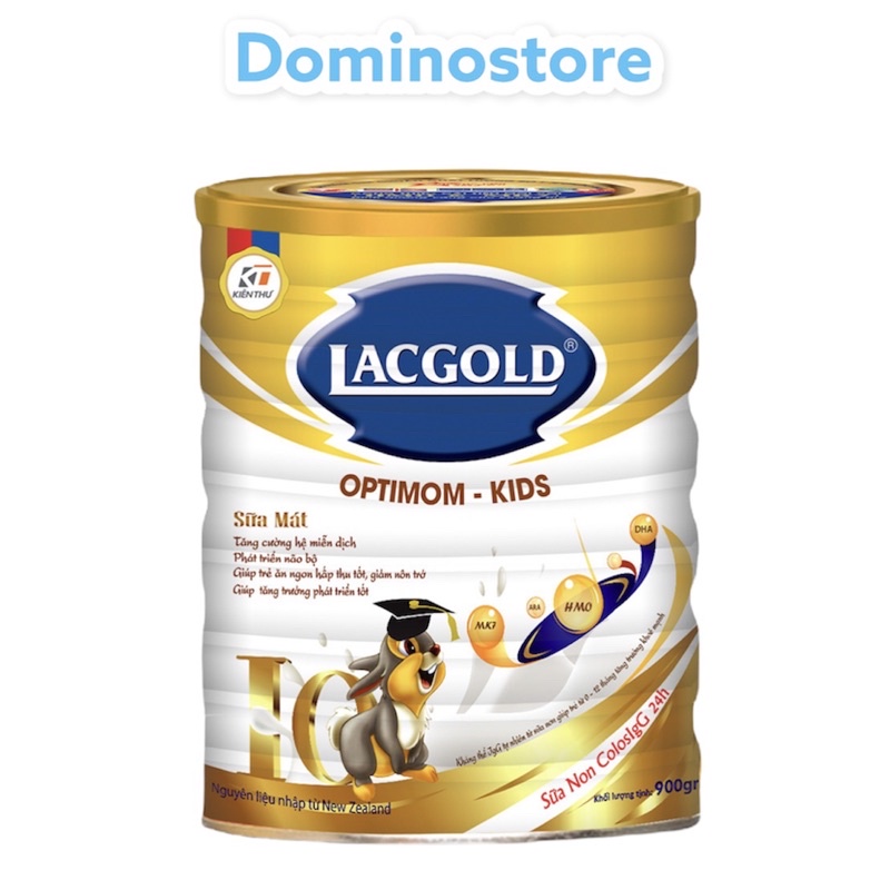 SỮA BỘT Lacgold OPTIMOM 900g Giúp bé tăng cường hệ miễn dịch tự nhiên