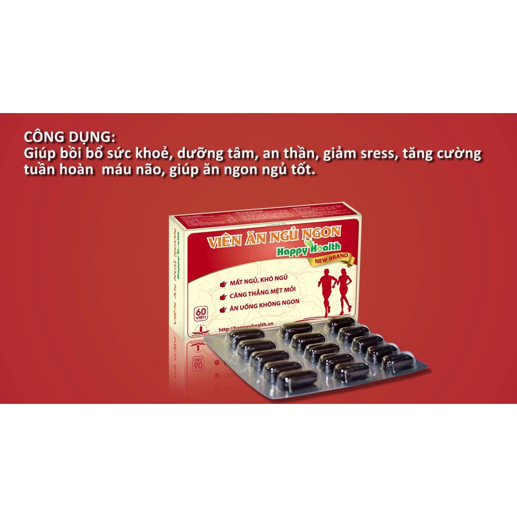 Viên ăn ngủ ngon HAPPY HEALTH