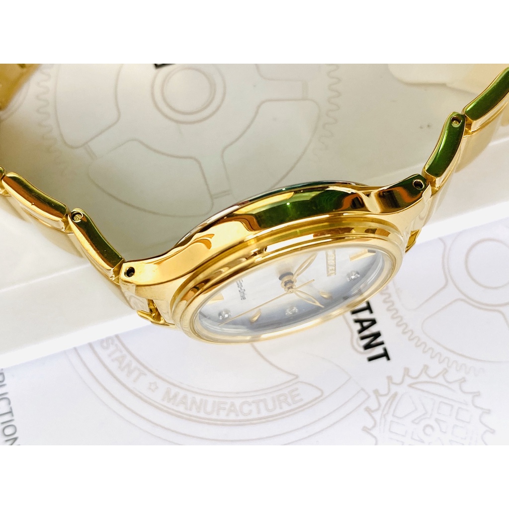 Đồng hồ Nữ Citizen FE2102-55A Eco-Drive Corso đính Diamond sang trọng