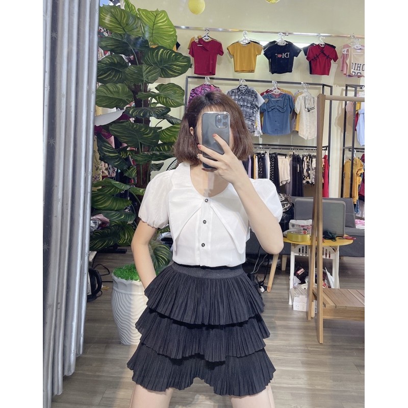Áo cổ điệu shop tự chụp- cực xinh [HOT NHẤT] chất siêu xịn
