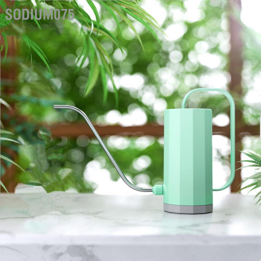 Sodium075 Bình tưới cây có thể dài bằng thép không gỉ nước tay cầm lớn nhân bản cho sân vườn