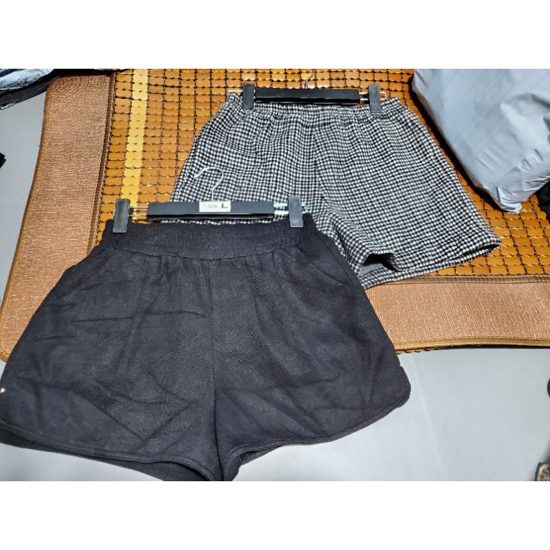 Quần sooc dạ, nhưng size L