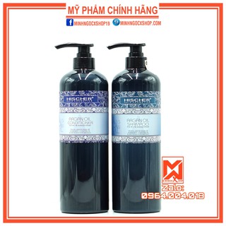 Dầu gội xả phục hồi hischer argan oil 1000ml chính hãng