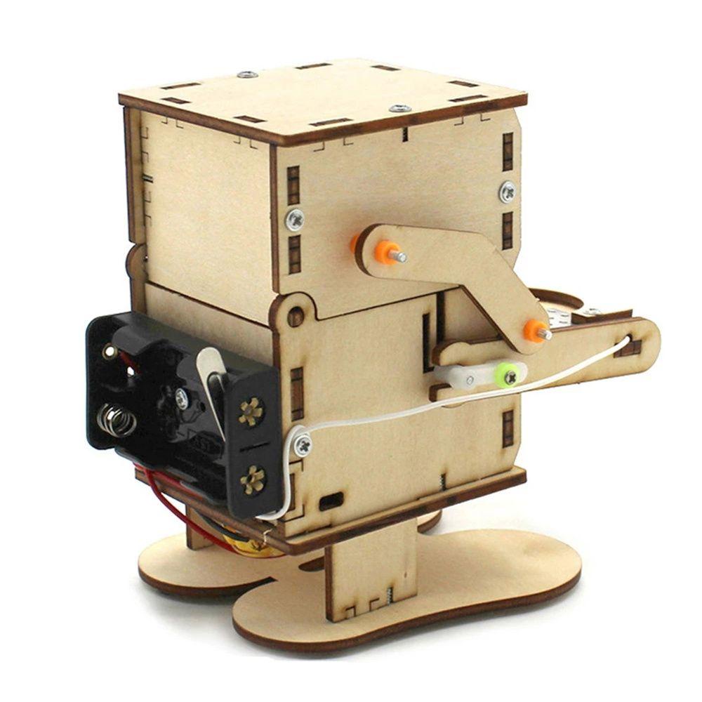 [COD] Robot Ăn Tiền Xu Điện Tử DIY Giáo Dục Khoa Học Cho Bé