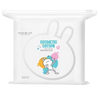 Bông tẩy trang 3 lớp Maycreat Cosmetic Cotton 150 miếng
