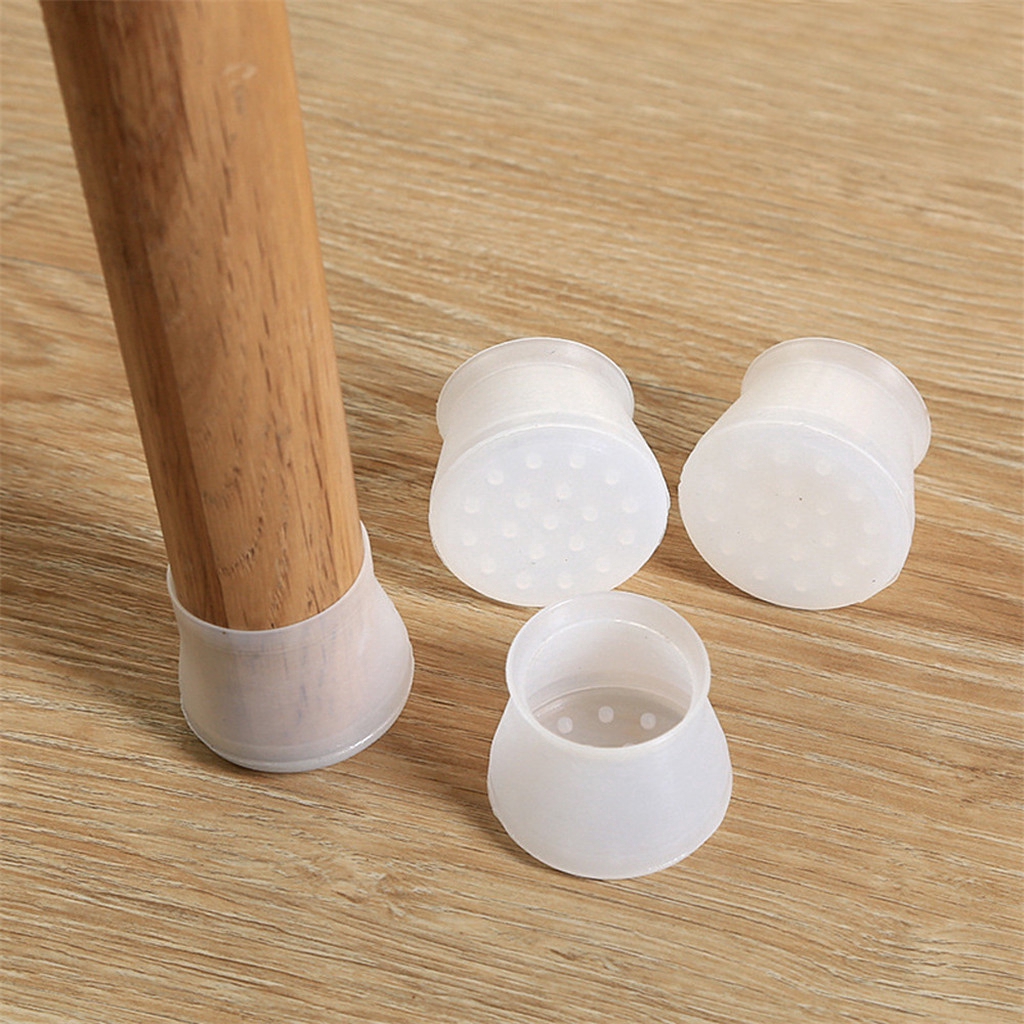Set 4 Miếng Silicon Bọc Chân Bàn/Ghế Chống Trượt