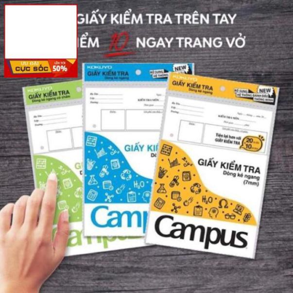 Giấy kiểm tra campus hàng chất lượng cao - khách sỉ ib