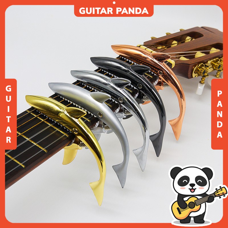 [Mã LIFE20KALL giảm 10% đơn 50K] Capo Guitar Cá Mập Cao Cấp Classic Acoustic Guitar Panda