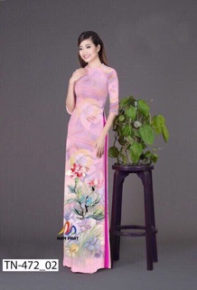 Vải tơ ý và lụa lạnh ,in 3D