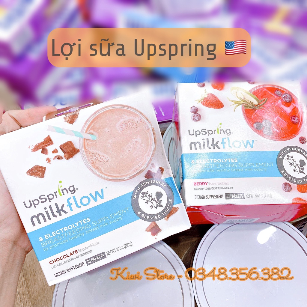 Ngũ cốc lợi sữa Upspring milkflow Mỹ cho mẹ sau sinh