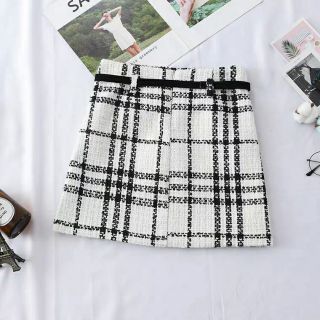 [ Ord ] Chân váy dạ kèm đai lưng