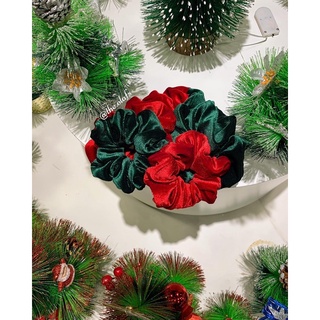 Dây buộc tóc Scrunchies Nhung mềm mịn