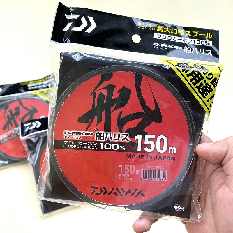 Cước câu cá Daiwa D-Fron 150M Chính hãng công ty Siêu mềm mịn lực tải tốt Hàng cao cấp - Lão Ngư Fishing