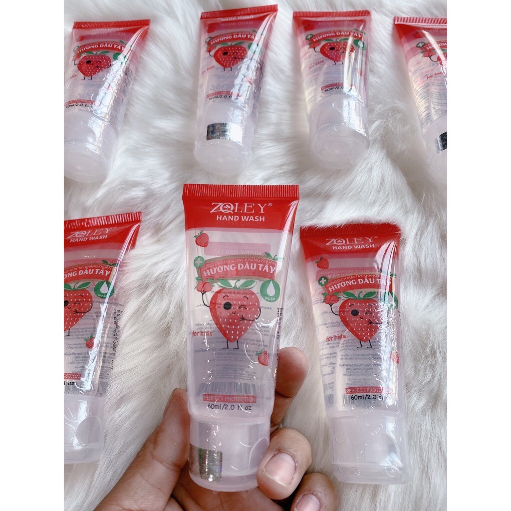 (HÀNG CHÍNH HÃNG )Gel Rửa Tay Khô Zoley Hương Dâu 60ml For Kids 'Cho Bé' | BigBuy360 - bigbuy360.vn