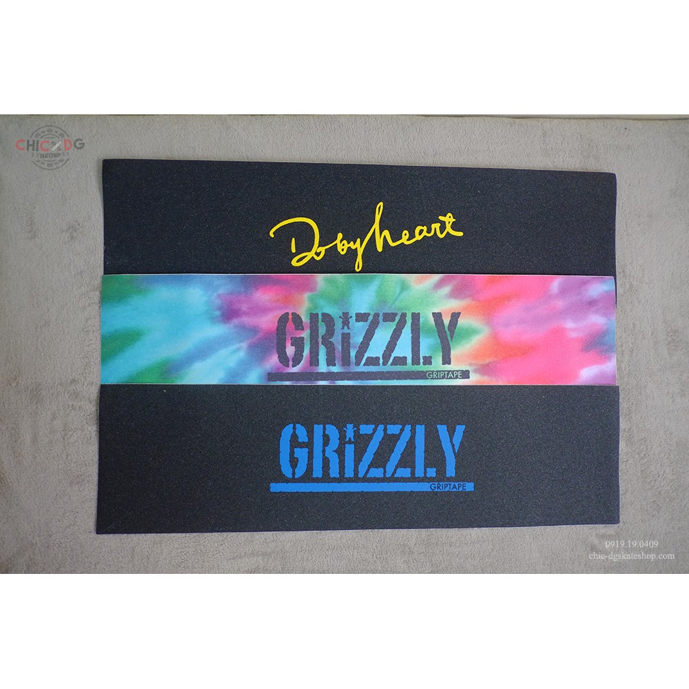 Grip tape Skateboard chính hãng Grizzly/MOB - Miếng nhám ván trượt Skateboard