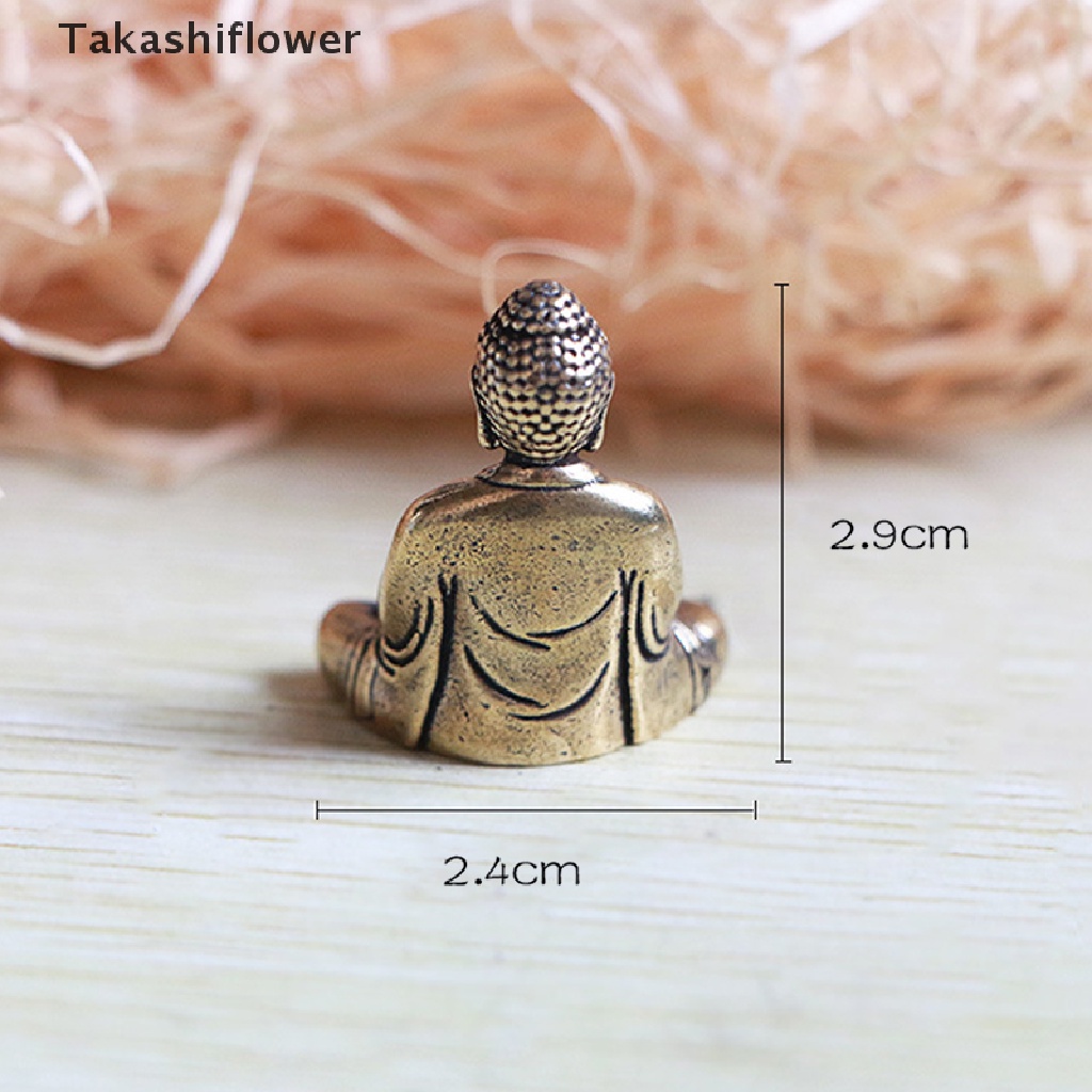 Tượng phật shakyamuni mini bằng đồng nguyên chất trang trí nhà cửa