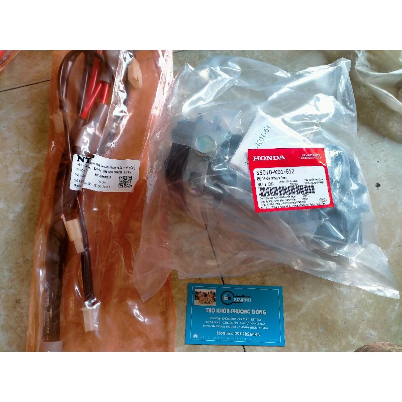 Ổ khoá smartkey honda Chính hãng SH Nguyên túi 100%
