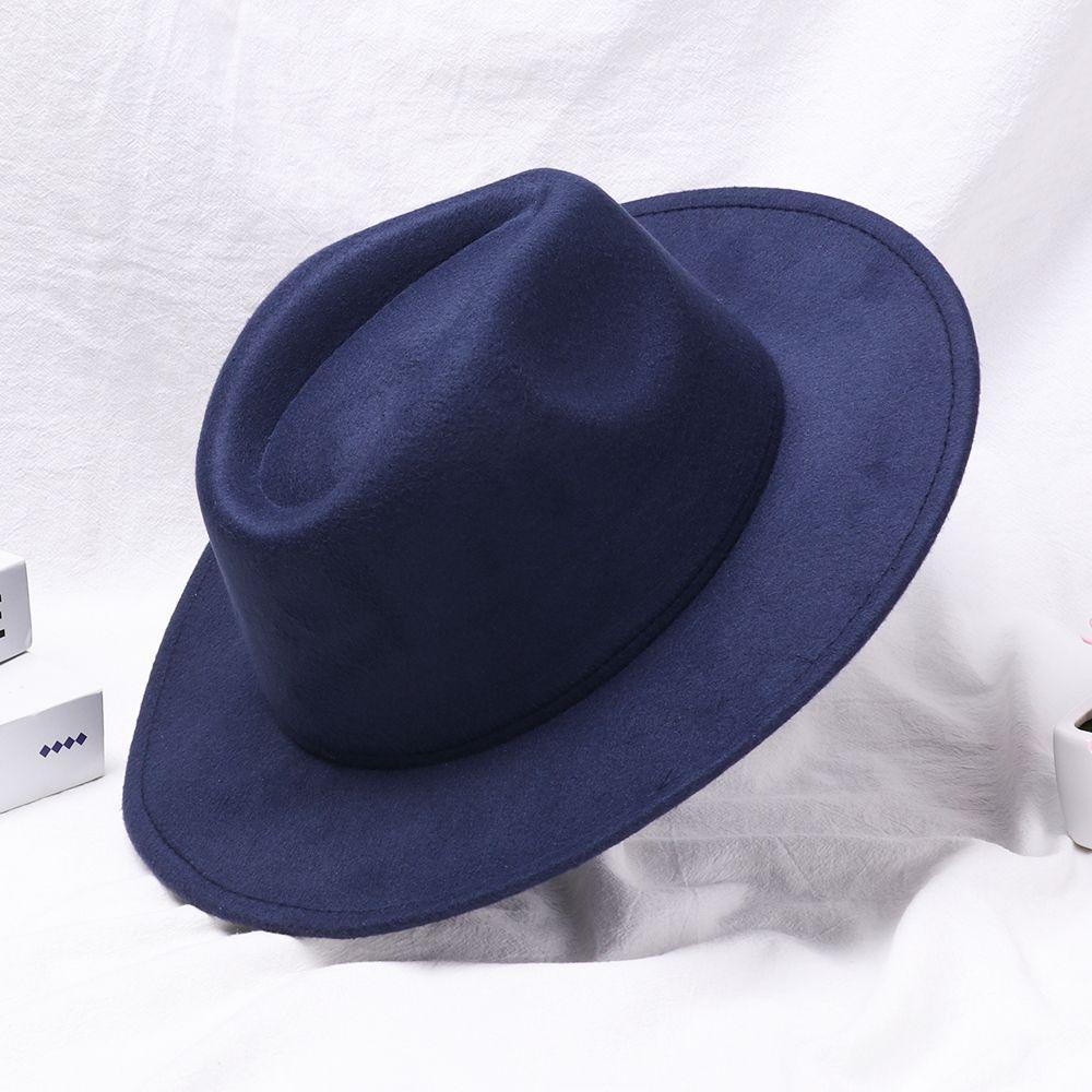 Mũ Cao Bồi Vành Rộng Thời Trang Thu Đông Cho Nam Và Nữ