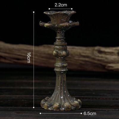 Chân Đế Nến - Chân Đế Cắm Nến Cổ Điển Phong Cách Châu Âu -  Đạo Cụ Chụp Ảnh Trang Trí Decor Retro Vintage