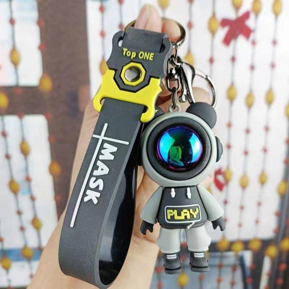 Móc Khóa Hình Gấu Bông Phi Hành Gia Đáng Yêu Giá Đỡ