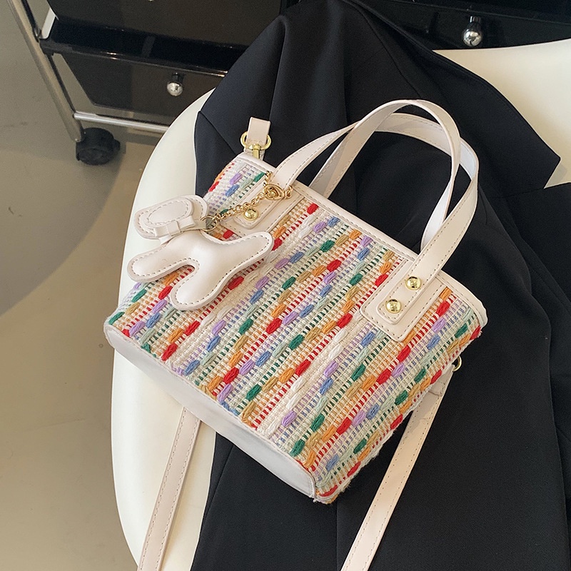 Túi Đeo Chéo Vai Đan Len Thiết Kế Nhỏ Gọn Thời Trang Mùa Hè Mới 2022 Cho Nữ