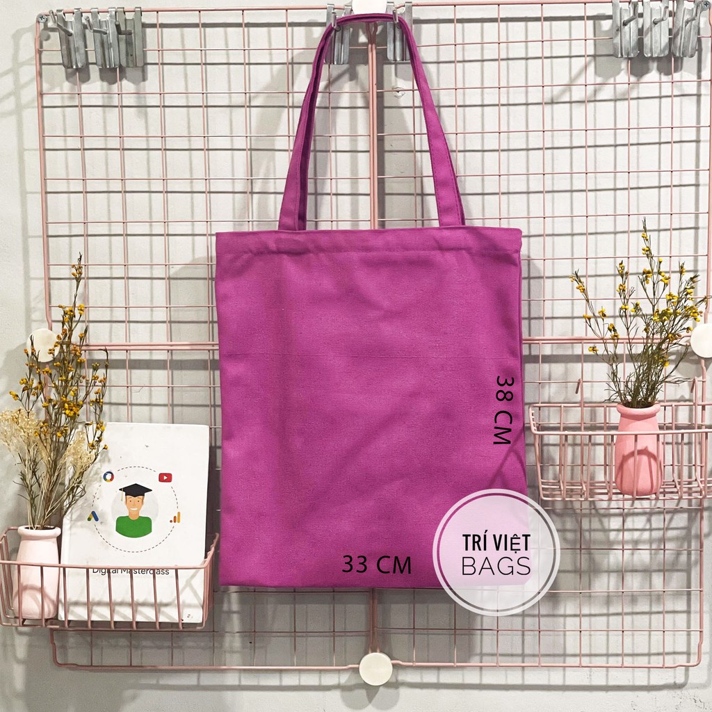 Túi Tote Canvas Nhiều Màu Lựa Chọn Size 33x38