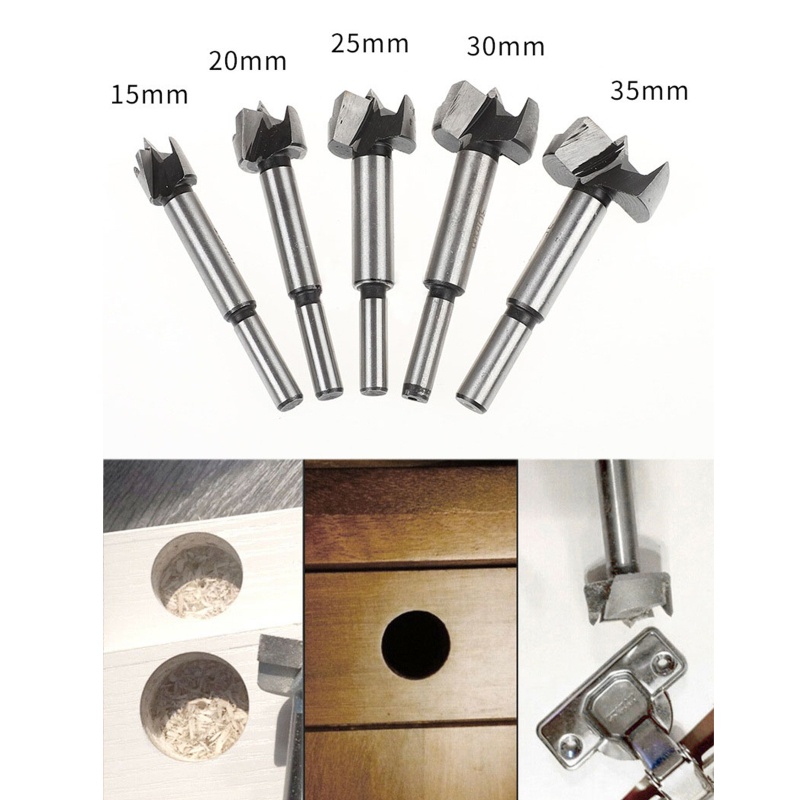 Set 5 Mũi Khoan Lỗ Bằng Thép Cacbon Cao Cấp Đa Năng