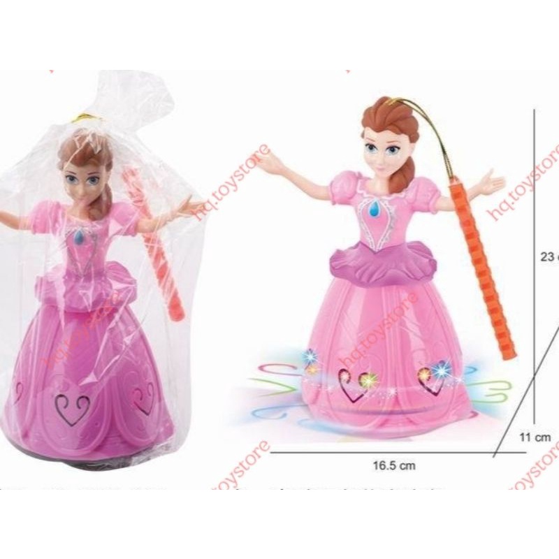 Lồng đèn công chúa elsa và anna rước đèn trung thu cho bé gái có nhạc