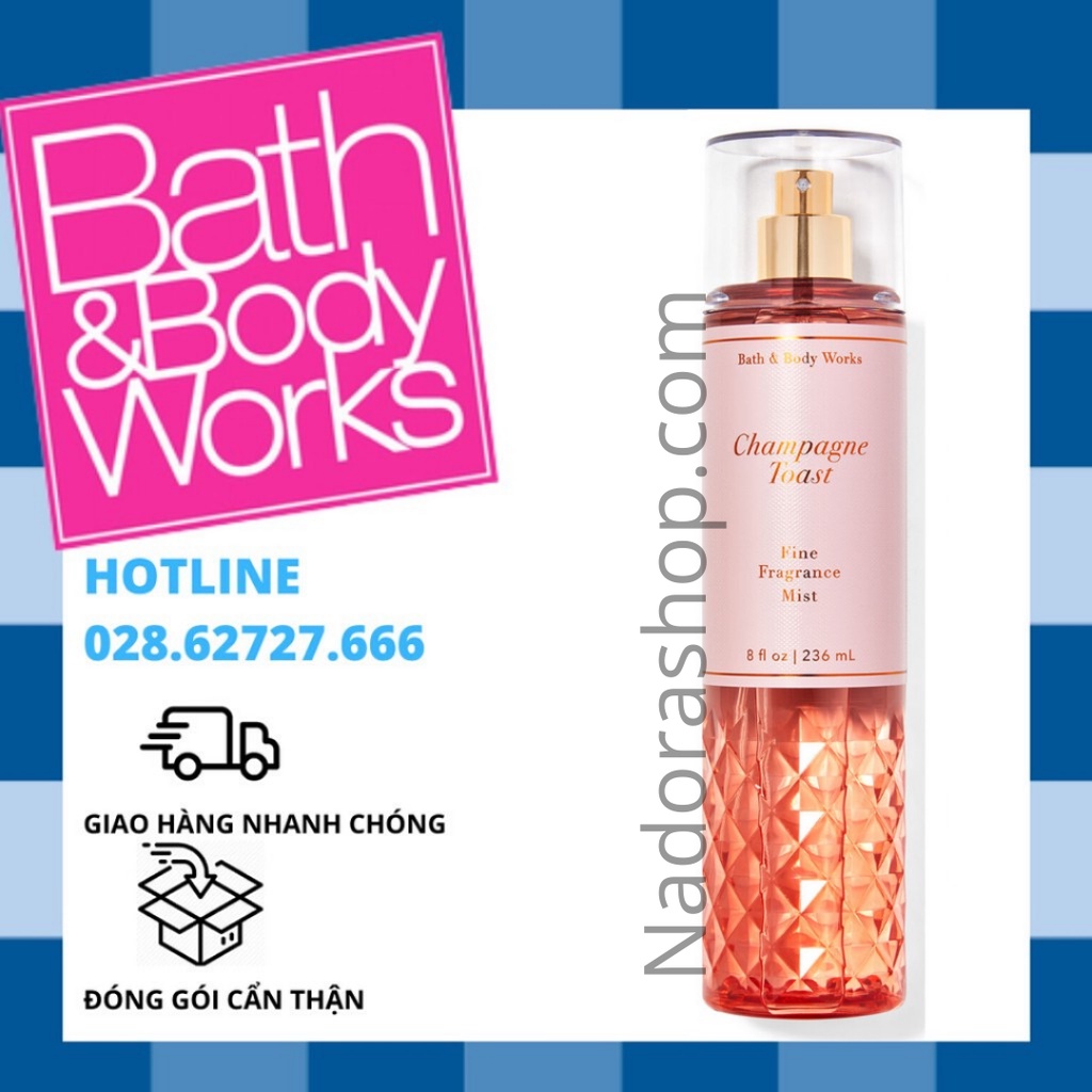 Xịt Thơm Toàn Thân Bath and Body Works Fine – Champagne Toast