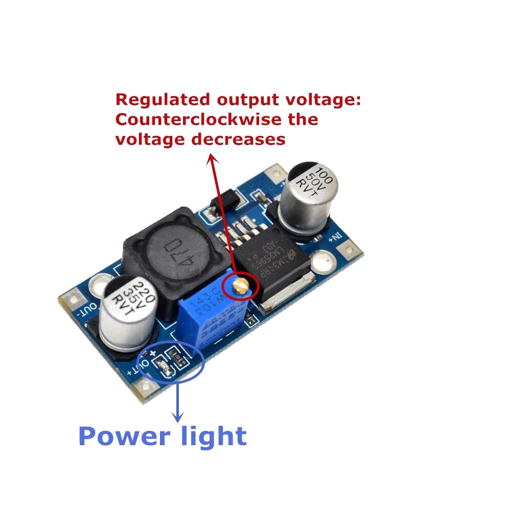 Mô Đun Điều Chỉnh Giảm Áp lm2596s dc-dc 3a lm2596 24v12v 5v 3v Chuyên Dụng