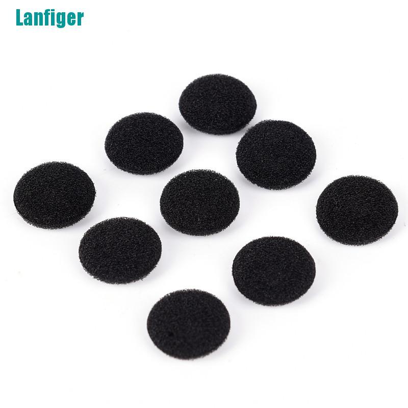 Set 30 Đệm Xốp Mềm Bọc Đầu Tai Nghe Màu Đen