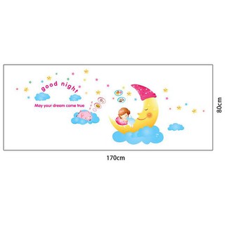decal dán tường bé ngủ ngon