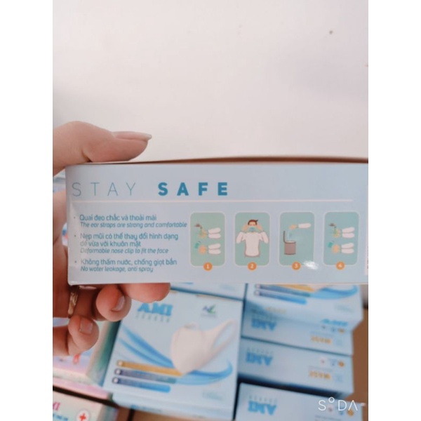 khẩu trang 3D chính hãng Ami hộp 50 cái ( có sỉ ) | BigBuy360 - bigbuy360.vn