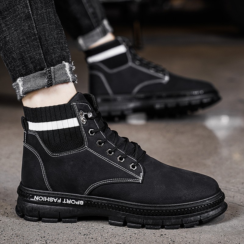 Winter boots black boots men Martin boots men high boots men boots high boots men black boots ankle boots High Cut Shoes Martin boots leather boots Boots for men boots Martin boots Ankle Boots for men Chelsea boots