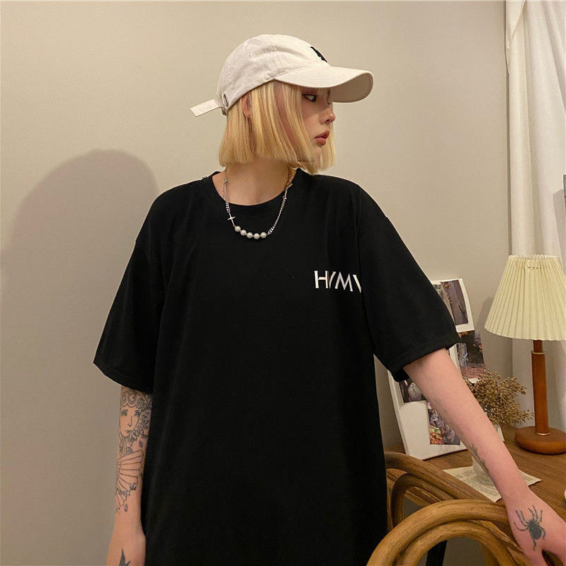 Áo Thun Nữ GavinBrown Tay Lỡ Form Dài Rộng Thời Trang Hàn Quốc