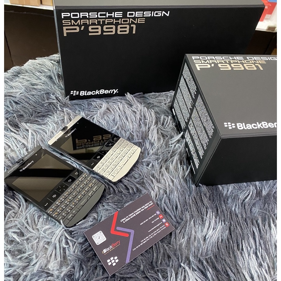 Điện thoại BlackBerry Porsche Design 9981 Đen Fullbox