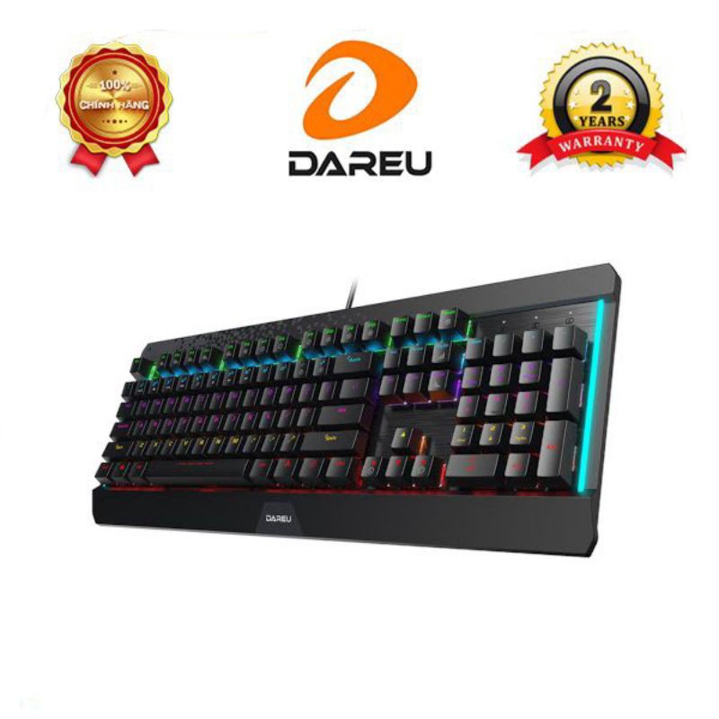 Bàn Phím Cơ Gaming Dareu EK169 104 Key (MULTI LED, Blue/ Brown/ Red D Switch) - Hàng Chính Hãng Bảo Hành 24 Tháng