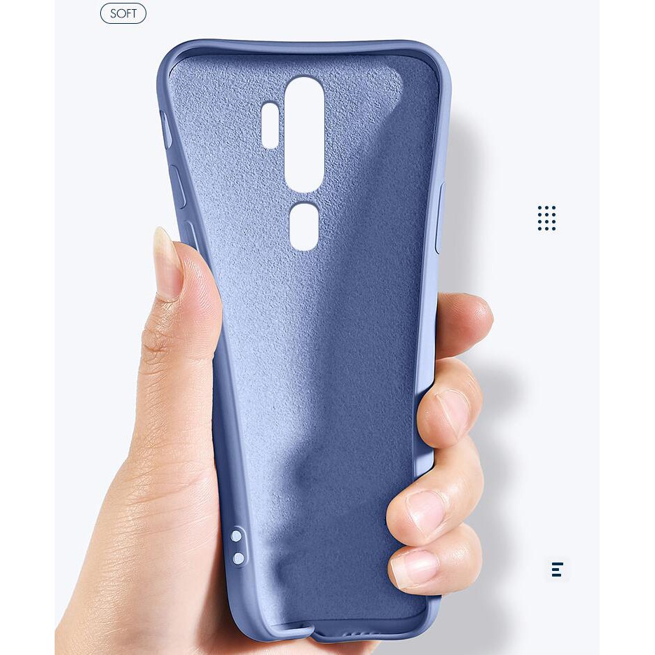 Ốp điện thoại nhám màu trơn nhiều mẫu mã tùy chọn cho OPPO A9 2020 A5 2020