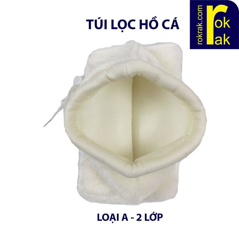 Túi lọc phân bể cá siêu bền 2 lớp- Vật liệu lọc hồ cá