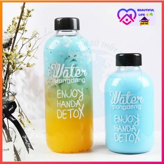 [HOT] Bình Nước Detox Đẹp " Water Pongdang" ( màu trong suốt ) - Kèm 1 Túi Vải